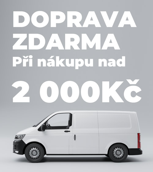 Doprava zdarma při nákupu od 2000Kč